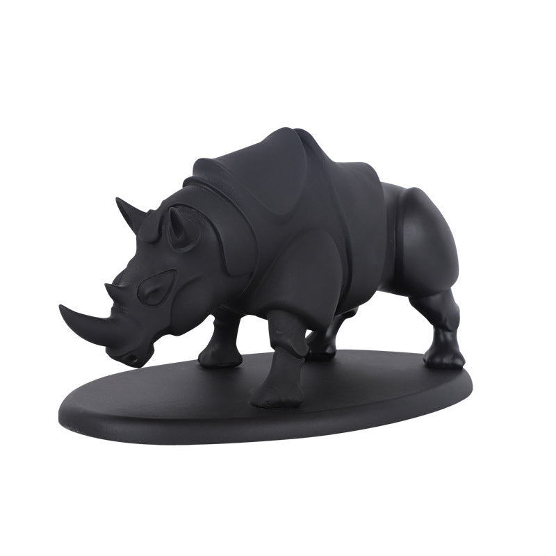 Living Room Bedroom Resin Crafts Home Accessories Rhino Ornaments