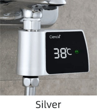 Plastic Visual Shower Faucet No Power Consumption Water Thermometer  .